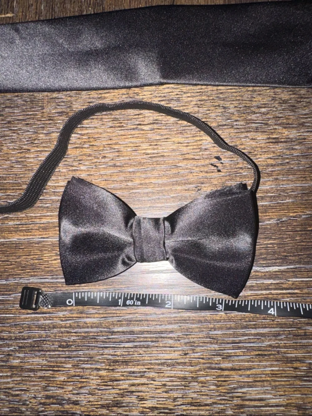 New in pack Boys Classic Black Neck Tie and Bow Tie Set